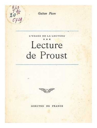 Lecture de Proust