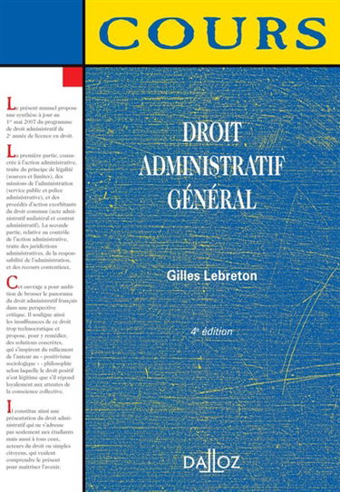 Droit administratif général