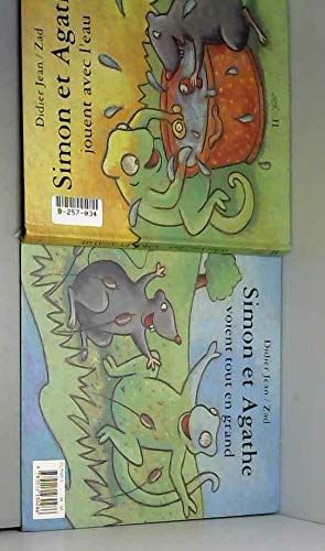 Simon et Agathe jouent avec l'eau. Simon et Agathe voient tout en grand