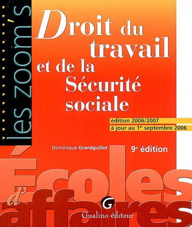 Droit du travail et de la sécurité sociale