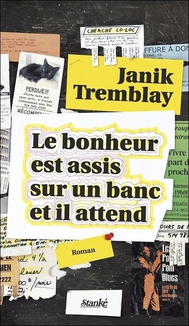 Le bonheur est assis sur un banc et il attend