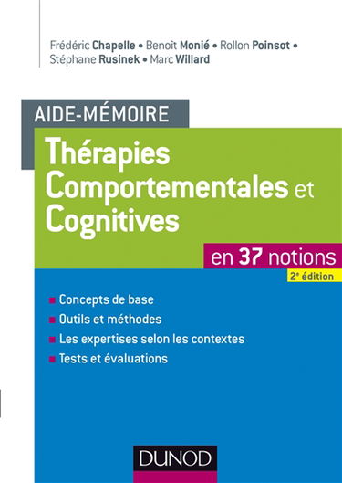 Thérapies comportementales et cognitives en 37 notions