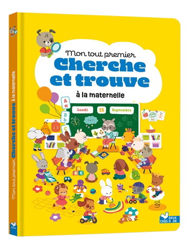 Couverture de Mon tout premier cherche et trouve à la maternelle