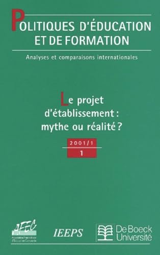 Politiques d'éducation et de formation 2001/1