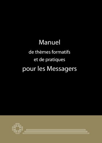 Couverture de Manuel des Messagers