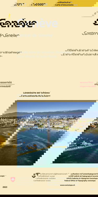 Carte de randonnée : Genève pédestre