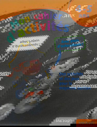 Mon cahier d'activités, 4-5 ans : pirate : des activités et des jeux pour la moyenne section