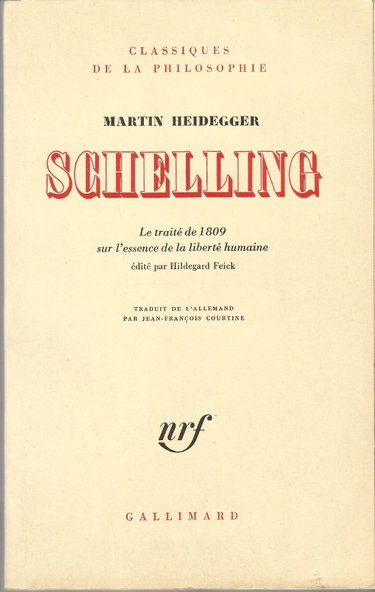 Couverture de Schelling : le traité de 1809 sur l'essence de la liberté humaine