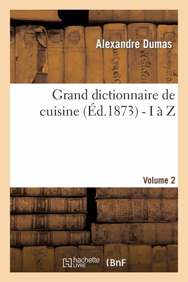 Grand dictionnaire de cuisine