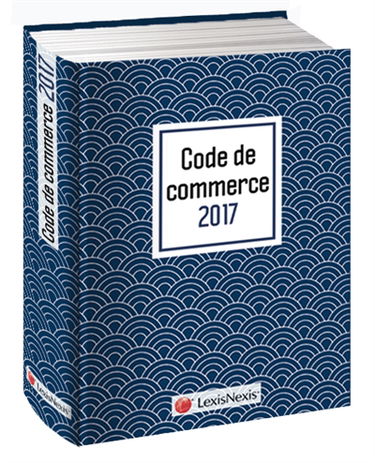Code de commerce 2017 : graphik bleu