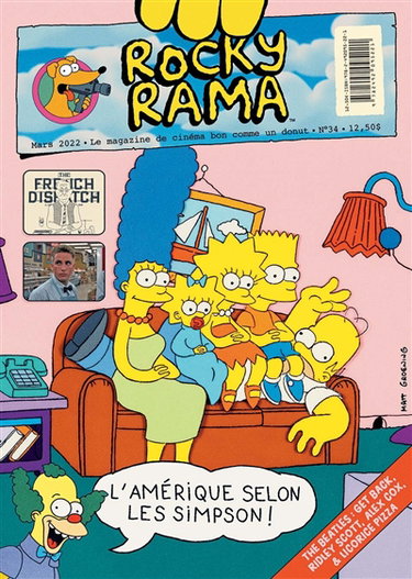 Couverture de Rockyrama, n° 34. L'Amérique selon les Simpson ! par Collectif