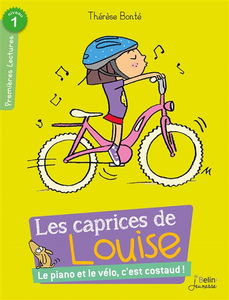 Les caprices de Louise. Le piano et le vélo, c'est costaud !