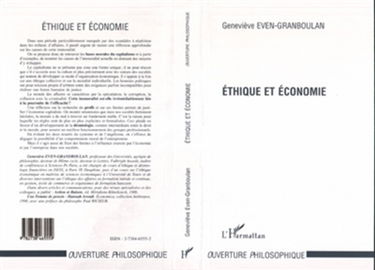 Ethique et économie
