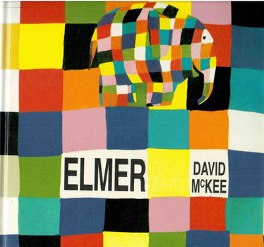 Couverture de Elmer - édition spéciale anniversaire hors commerce tirée à 500 exemplaires signés par l'auteur / publié à l'occasion des 40 ans de Elmer et des 20 ans des éditions Kaléidoscope