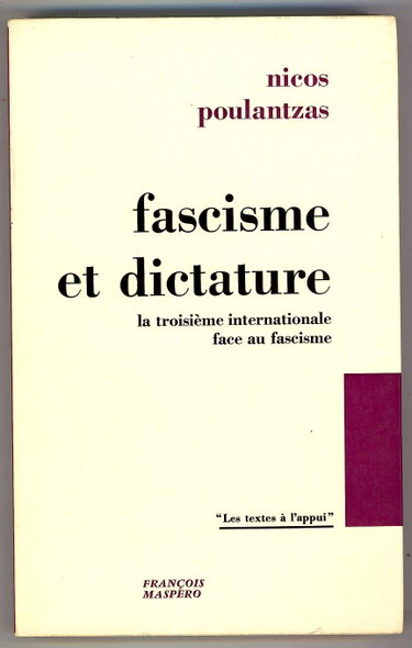 Couverture de Fascisme et dictature, la 3e internationale face au fascisme