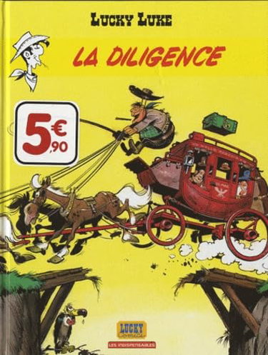 Couverture de Lucky Luke T1 La diligence