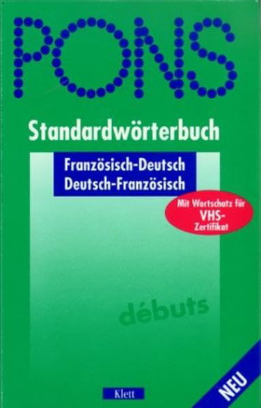 Couverture de PONS STANDARTWORTERBUCH FRANZOSISCH-DEUTSCH-FRANZOSISCH par Collectif