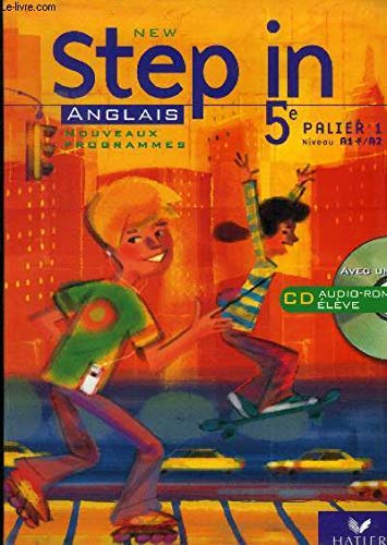 New Step in 5e : Anglais, Palier 1 Niveau A1+/A2 (CD Inclus)