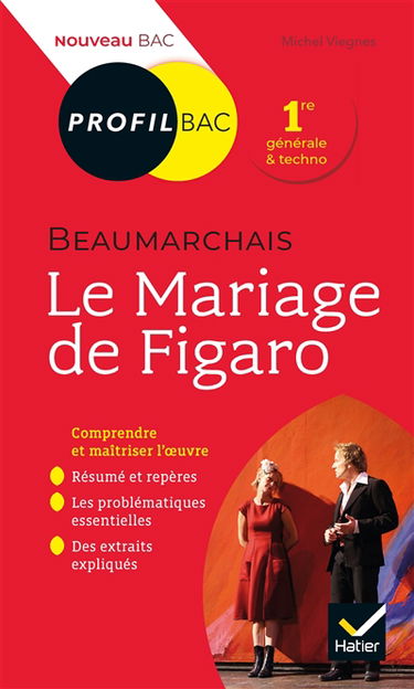 Le mariage de Figaro (1785), Beaumarchais : 1re générale & techno : nouveau bac