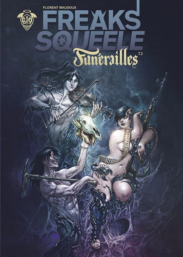 Couverture de Freaks' squeele : Funérailles. Vol. 3. Cowboy on horses without wings