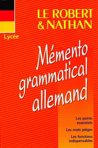 Mémento grammatical allemand