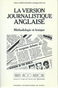 La Version journalistique anglaise : méthodologie et lexique