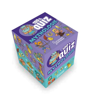 100 % quiz mythologie : 140 questions pour tester tes connaissances sur la mythologie gréco-romaine ! : à jouer en famille ou entre amis !