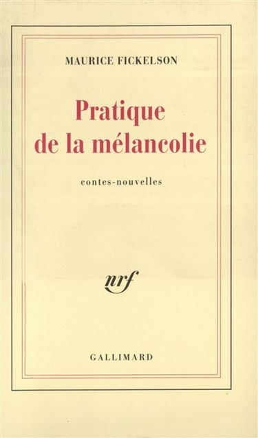 Pratique de la mélancolie