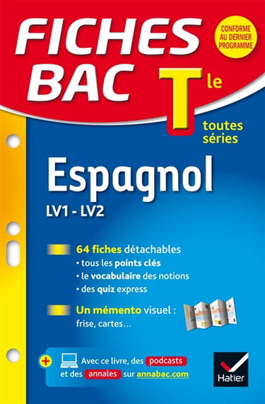 Espagnol LV1-LV2, terminale toutes séries