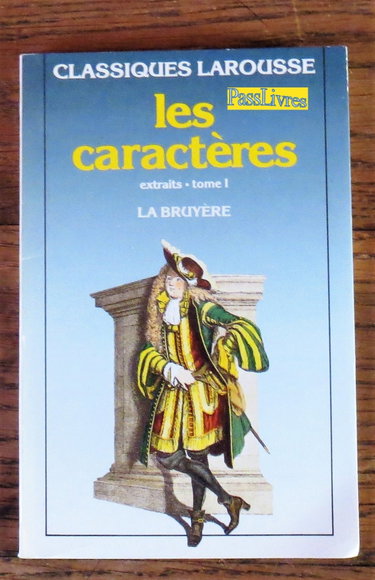 Couverture de Les caractères. Vol. 1