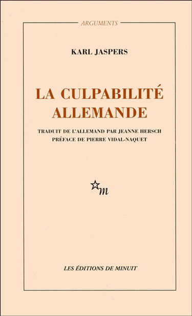 La culpabilité allemande