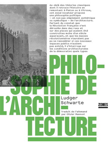 Couverture de Philosophie de l'architecture