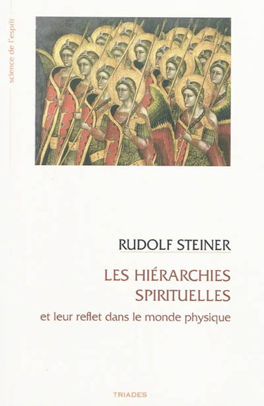 Couverture de Les hiérarchies spirituelles et leur reflet dans le monde physique : zodiaque, planètes, cosmos : 10 conférences faites à Düsseldorf du 12 au 18 avril 1909