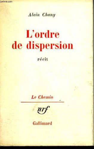 L'ordre de dispersion