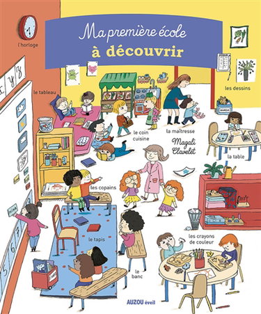 Couverture de Ma première école à découvrir par Magali Clavelet
