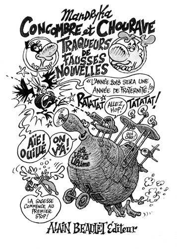 Concombre et Chourave : traqueurs de fausses nouvelles