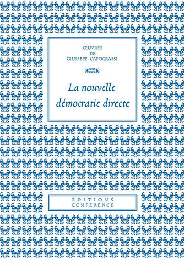 Oeuvres de Giuseppe Capograssi. La nouvelle démocratie directe