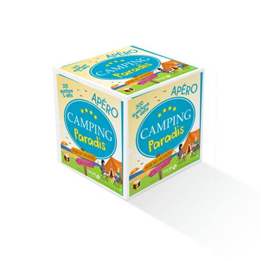 Camping Paradis : 300 questions & défis apéro : pour des vacances 4 étoiles