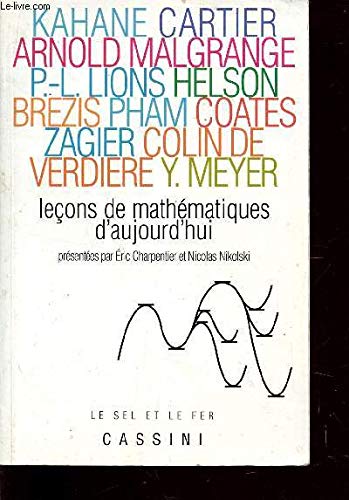 Leçons de mathématiques d'aujourd'hui