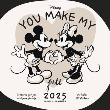 Couverture de Mickey & Friends 2025 Family Planner Calendar