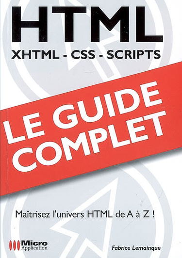 HTML : XHTML, CSS, Scripts