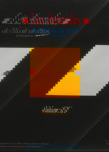 Les annales de l'Ecole de Paris du management. Vol. 20. Travaux de l'année 2013