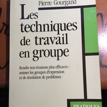 Les Techniques de travail en groupe : rendre nos réunions plus efficaces, animer les groupes d'expression des salariés
