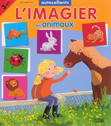 L'imagier des animaux : autocollants