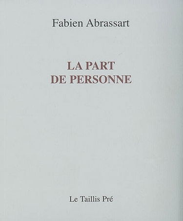 La part de personne
