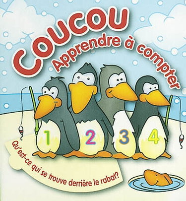 Couverture de Apprendre à compter, 1, 2, 3, 4 : qu'est-ce qui se trouve derrière le rabat ? par XXX