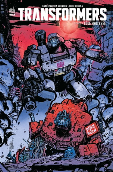 Couverture de Transformers. Vol. 4. Tôle froissée