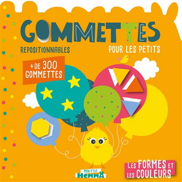 Les formes et les couleurs : gommettes repositionnables pour les petits