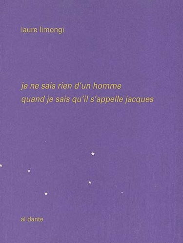 Je ne sais rien d'un homme quand je sais qu'il s'appelle Jacques