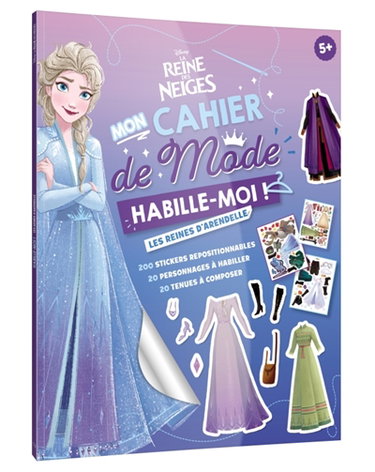 Couverture de LA REINE DES NEIGES : Habille-moi ! : Disney